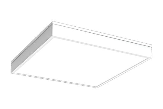 Светильник VARTON C070/U 50Вт CRI90 4000 K встраиваемый/накладной IP54 595х595х68мм Опал