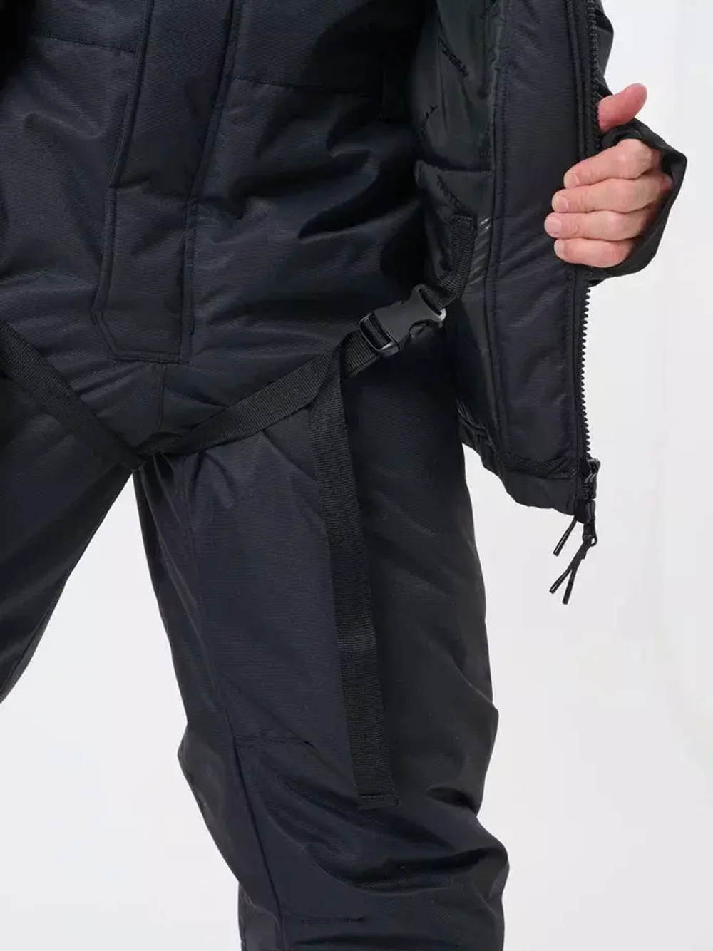 Костюм-поплавок TritonGear S&F Skif -40 (Таслан), Полукомбинезон, Черно-оранжевый