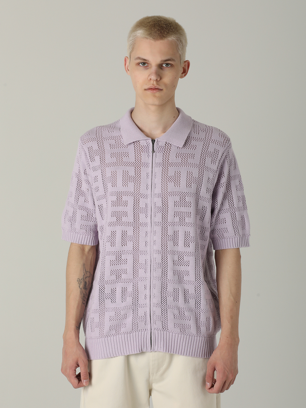 Мужская Рубашка Monogram Jacquard