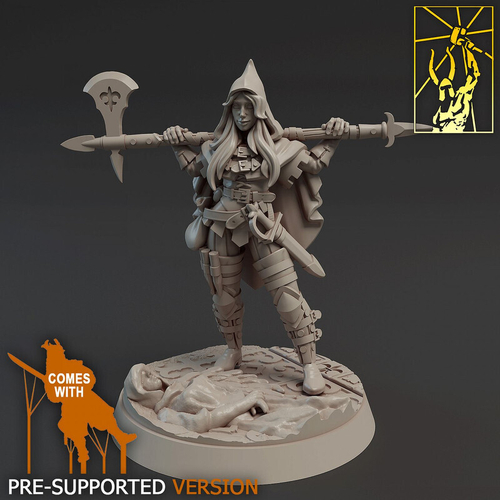 Человек Воин Паладин Варвар Файтер Рыцарь миниатюра для dnd, днд, pathfinder, фентези, Настольная игра, НРИ, Варгейм, РПГ