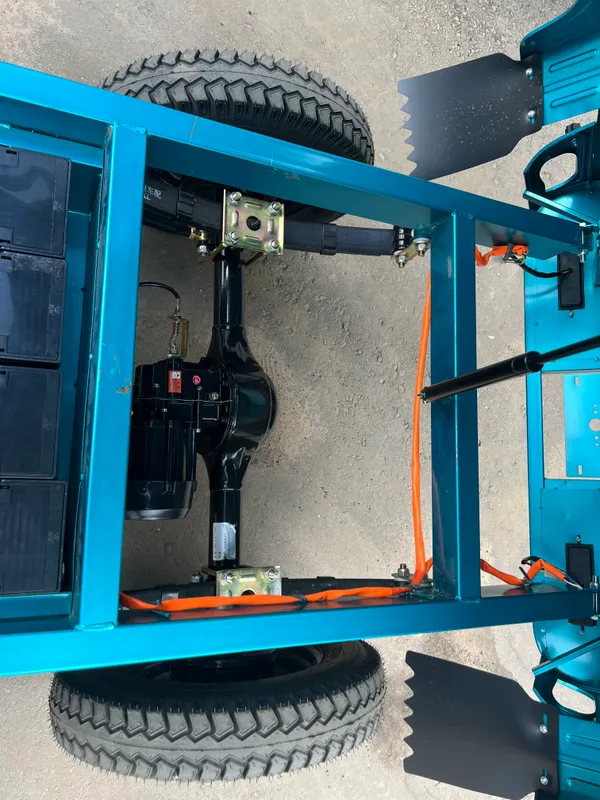 Грузовой электрический трицикл IKINGI CARGO C06 1500W (60V/45Ah) - Бирюзовый фото №17