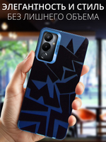 Дизайнерский чехол из пластика для TECNO POVA 4 (не PRO,NEO) с усиленной защитой камеры и глянцем