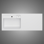 Раковина AM.PM X-Joy 120 L M85AWPL1201WG с местом под стиральную машину Белая