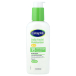 Cetaphil, Ежедневное увлажняющее средство для лица с солнцезащитным кремом, SPF 15, без отдушек, 118 мл (4 жидк. Унции)