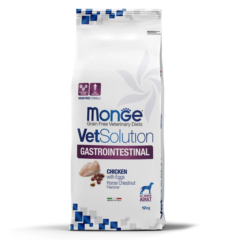 Monge (Монж Ветсолюшн Дог Гастро) VetSolution Dog Gastrointestinal сухой корм для собак ветеринарная диета 12 кг