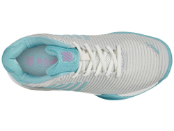 Женские Кроссовки теннисные K-Swiss Hypercourt Express 2 - brilliant white/angel blue/sheer lilac