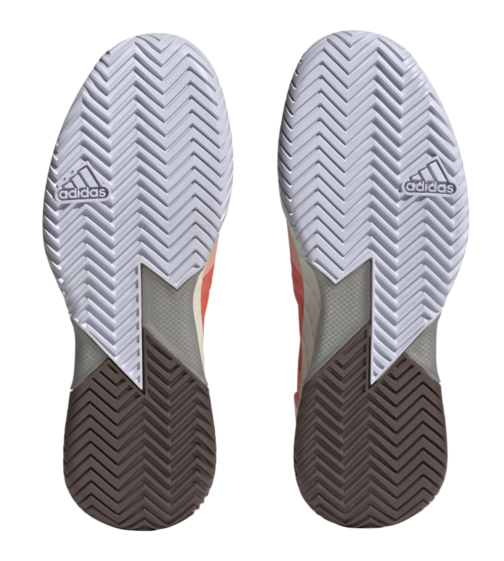Женские Кроссовки теннисные Adidas Ubersonic 4 W - solar orange/taupe/ecru tint