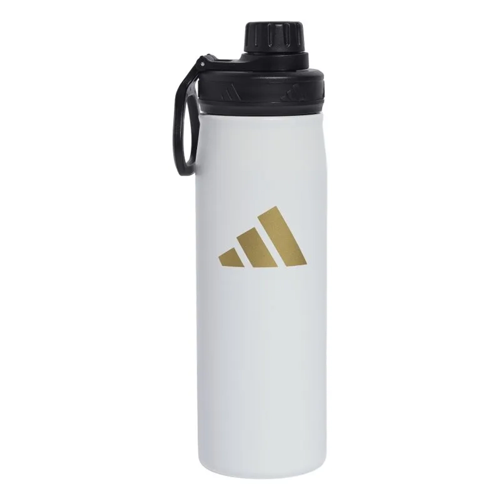 Теннисная бутылка Adidas Metal Bottle Screw Top 600ml - white/black