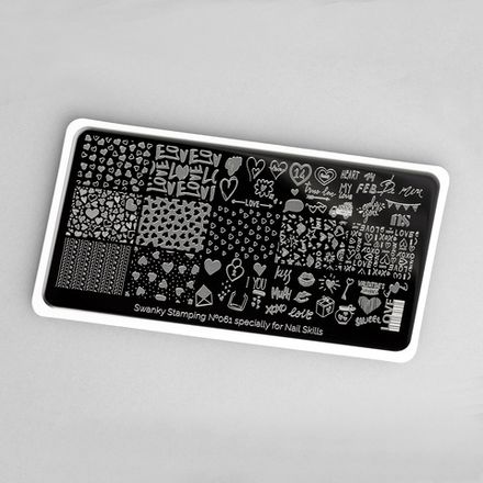 Swanky Stamping Пластина для стемпинга 061