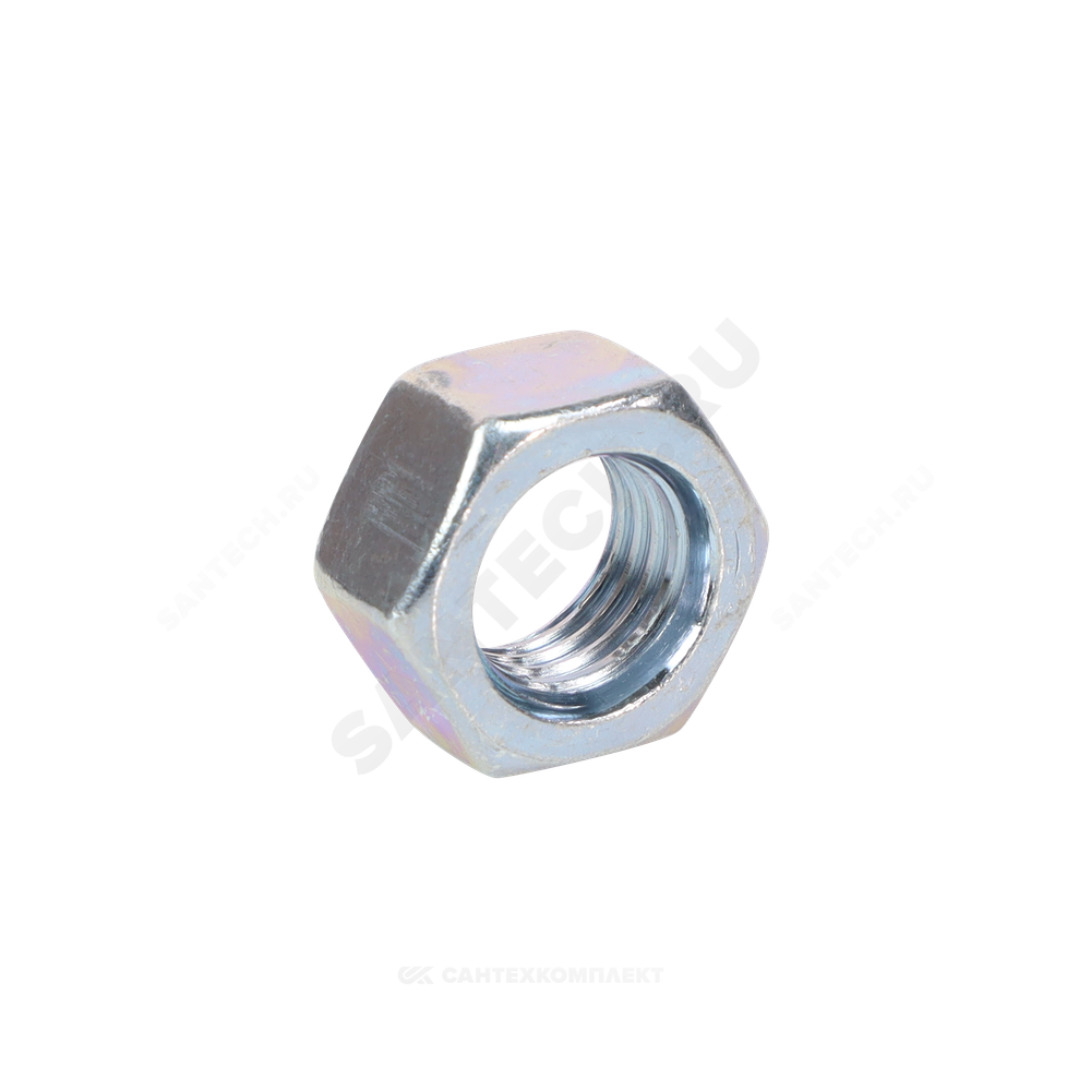 Гайка стальная оц М22 к.п. 5 шестигранная вес DIN 934 (5915/5927)