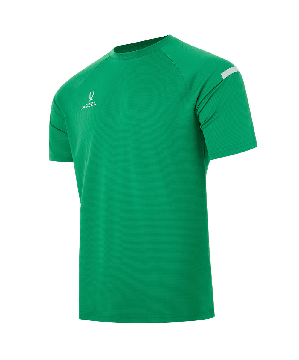 Футболка тренировочная CAMP 2 Training Poly Tee, зеленый/белый