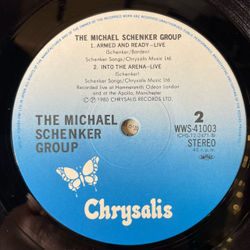 Винтажная виниловая пластинка LP The Michael Schenker Group Cry For The Nations (Япония 1981) (Без Оби) Maxi Single 45 RPM
