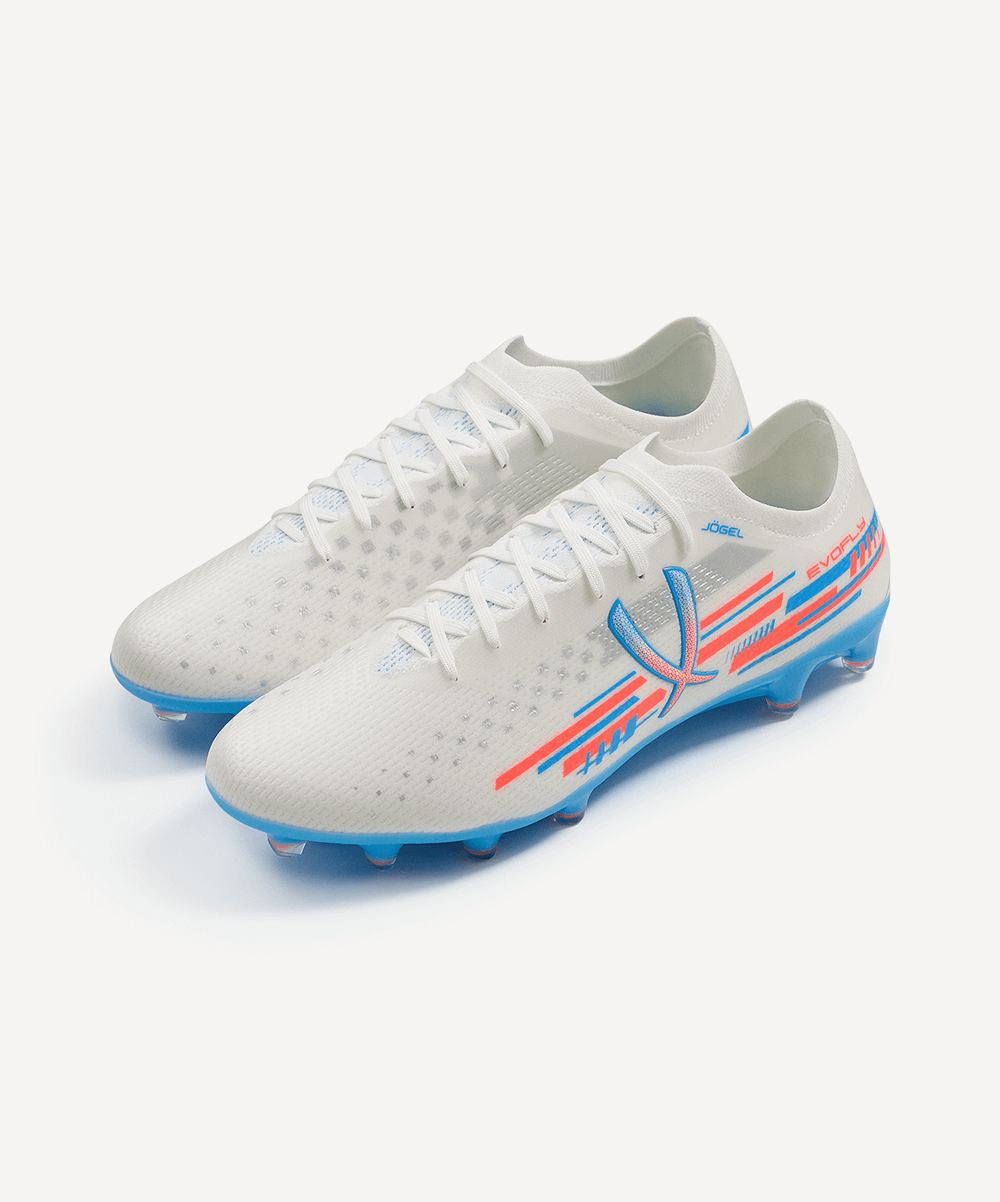Бутсы футбольные Evofly FG Pro White/blue