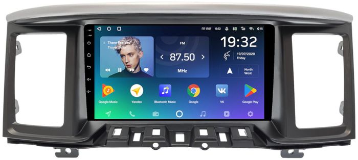 Магнитола для Nissan Pathfinder R52 2014-2017 (поддержка Bose и 360, рамка тип 2) - Teyes CC2 PLUS монитор 9" QLED, Android 10, Быстрая, SIM-слот