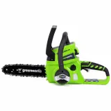 Цепная пила аккумуляторная Greenworks, Арт. 2000007, G24CS25, 24V, 25см, без АКБ и ЗУ — фото 3