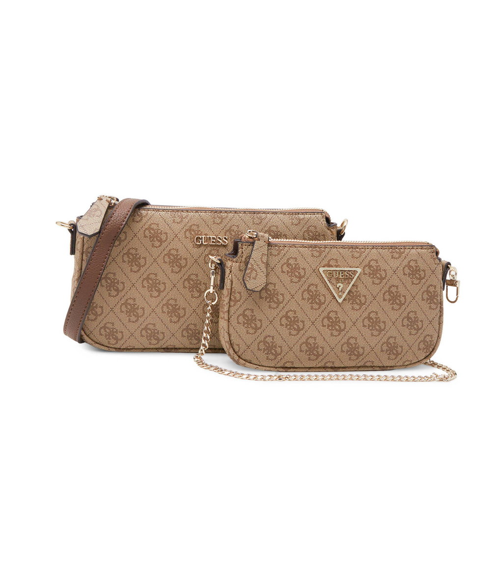 Сумка через плечо 2в1 Guess - коричневый(HWBG78 79710)