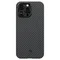 Противоударный чехол Pitaka MagEZ Pro 3 для iPhone 14 Pro (6.1"), черно-серый, кевлар (арамид) KI1401PP