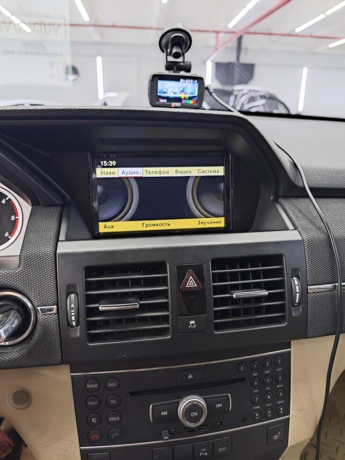 Магнитола для Mercedes-Benz GLK 2012-2015 NTG 4.5/4.7 - RDL-77017 монитор 7", Android 12, Быстрая, CarPlay, 4G SIM-слот