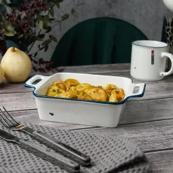 Блюдо прямоугольное 22*16,9 см h5,2 см 900 мл с ручками Bakery Fusion P.L. Proff Cuisine [2]