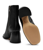 Кожаные ботильоны на каблуке Michael Kors - черный(40F4MDME5L)