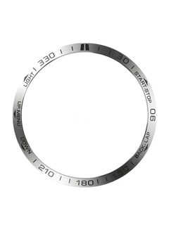Накладка для Garmin Fenix 8 (47mm) для защиты безеля нержавеющая сталь (Серебристый)