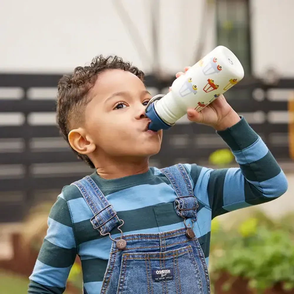 Детская бутылка Klean Kanteen Kid Classic Narrow Sippy 12oz (355 мл) Mushrooms