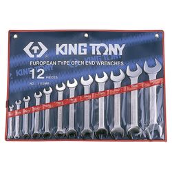 KINGTONY (1112MR) Набор рожковых ключей, 6-32 мм, 12 предметов