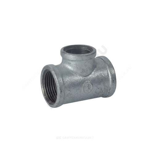 Тройник переходной чугун оц Ду 50х20 (2"х3/4") ВР/ВР Fittex PLUS