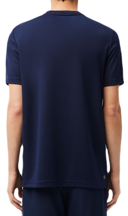Мужская теннисная футболка Lacoste Ultra Dry Pique Tennis T-Shirt - небесный