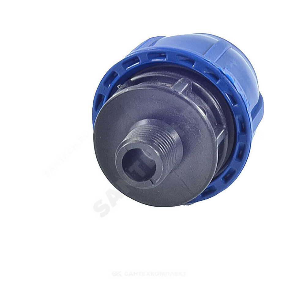 Муфта компрессионная ПЭ Дн 20х1/2" НР Ру16 RTP (РосТурПласт) 11495