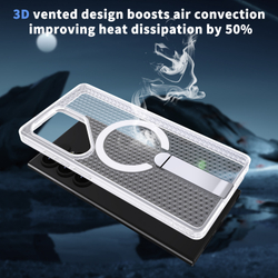 Прозрачный чехол Mesh Pro Magnetic Case для Samsung Galaxy S23 Ultra