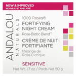 Andalou Naturals, 1000 Roses, укрепляющий ночной крем, для чувствительной кожи, 50 г (1,7 унции)
