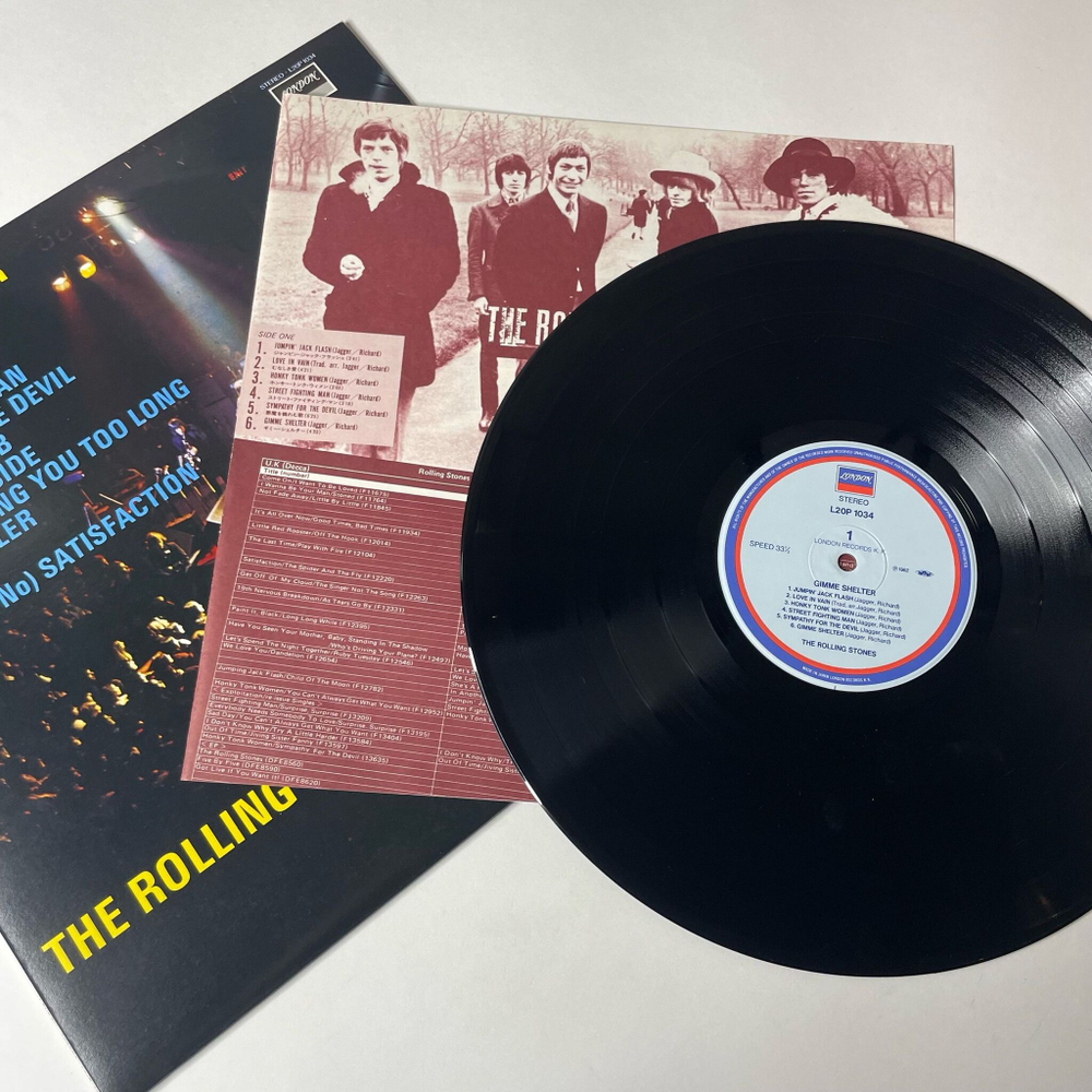 Винтажная виниловая пластинка LP The Rolling Stones Gimme Shelter (Japan 1982) (No Obi)