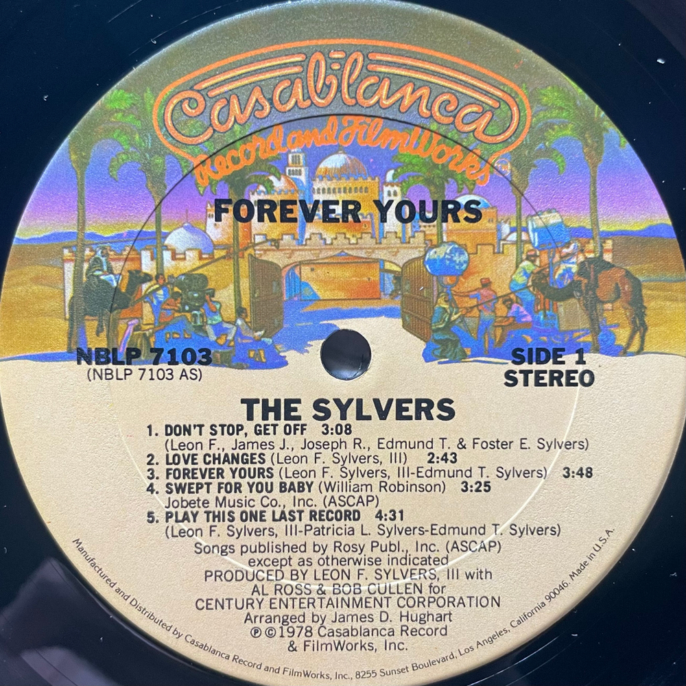 The Sylvers ‎– Forever Yours (США 1978г.)