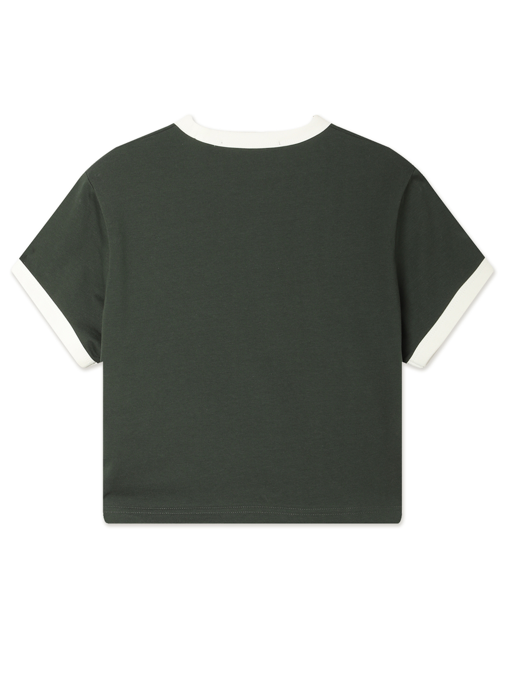 Женская Футболка Cropped Ringer