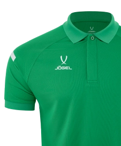 Поло CAMP 2 Poly Polo, зеленый/белый