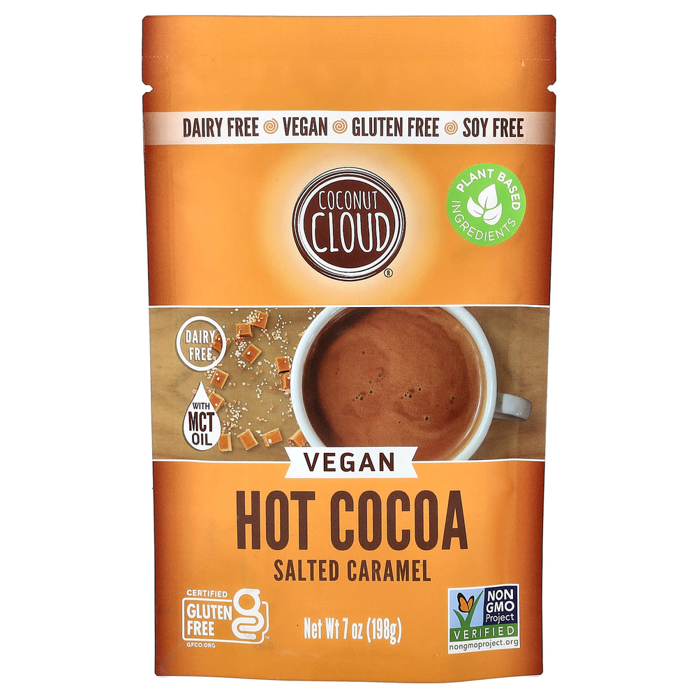 Coconut Cloud, Vegan Hot Cocoa, соленая карамель, 198 г (7 унций)