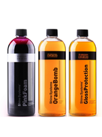 Shine Systems набор для трехфазной мойки GlossProtection + OrangeBomb + PinkFoam 750мл