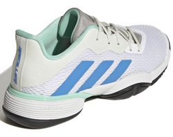 детские Кроссовки теннисные Adidas Barricade K - cloud white/pulse blue/core black