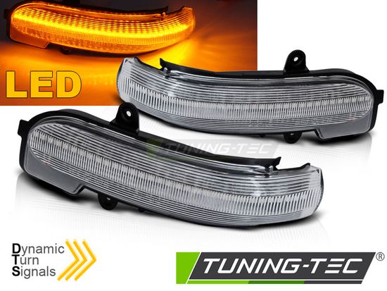 Светодиодные боковые указатели поворота в зеркалах WHITE LED для MERCEDES W203/T203/CL203 00-07