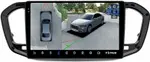 Магнитола для Lada Vesta NG 2023+ (ШГУ, рамка черная глянцевая 9) - Teyes CC3-2K-360 на Android 10, Быстрая, 2K QLED, CarPlay, 4G SIM-слот, 4 камеры в комплекте