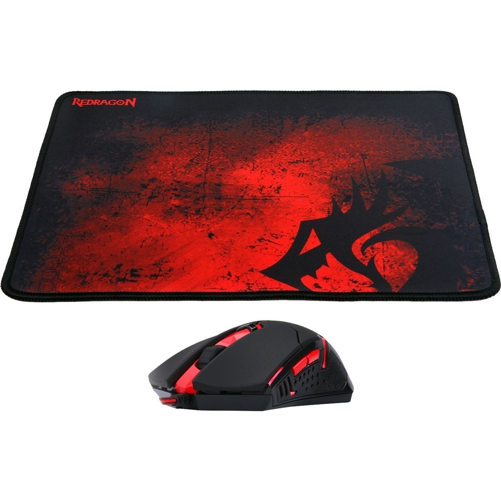 Мышь Redragon Игровой набор M601WL-BA RU [78227] (беспроводная мышь+ковер )