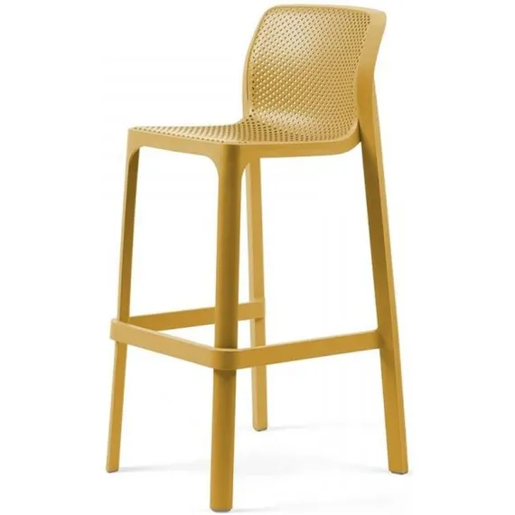 Барный стул Net Stool 75 см горчичный