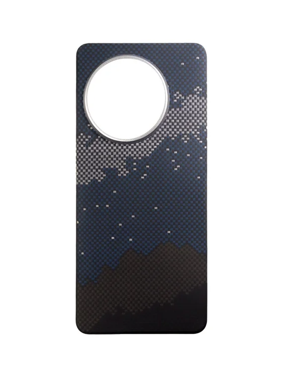 Карбоновый чехол для Oneplus 13R / Ace 5 / Ace 5 Pro с MagSafe Галактика (Galaxy)