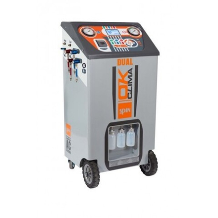 OK CLIMA ADVANCE DUAL PR установка для запарвки кондиционеров, автомат (фреон R1234yf/R134а), SPIN (Италия)
