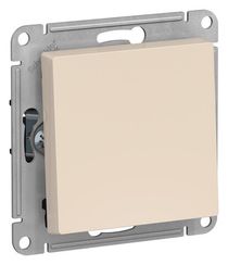 Выключатель Systeme Electric ATLASDESIGN 1 клавиша проходной промежуточный бежевый 35998
