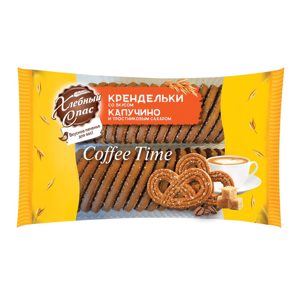 Печенье сдоб Хлебный Спас Крендельки COFFEE TIME 320г