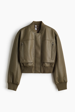 Куртка-пилот из ткани с покрытием - H&M