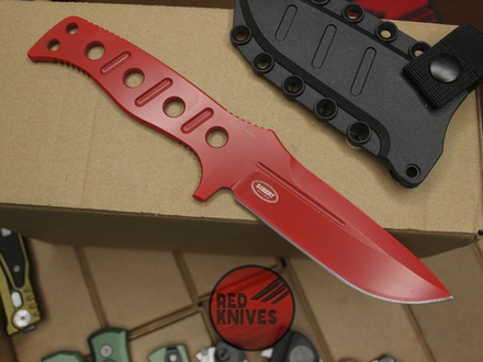 Нож Benchmade Fixed Adamas 375-1 - красный