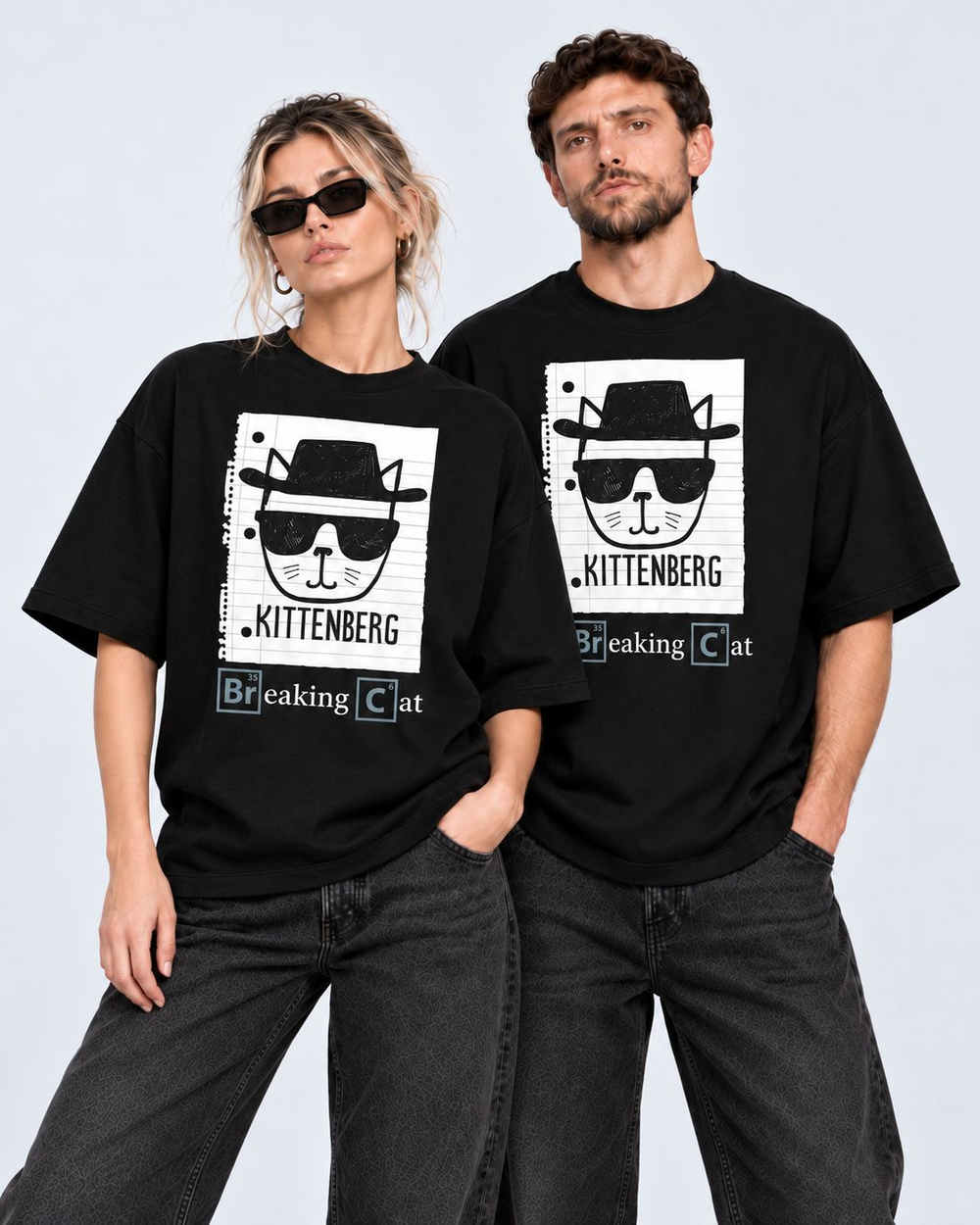 Футболка oversize КИТЕНБЕРГ черная